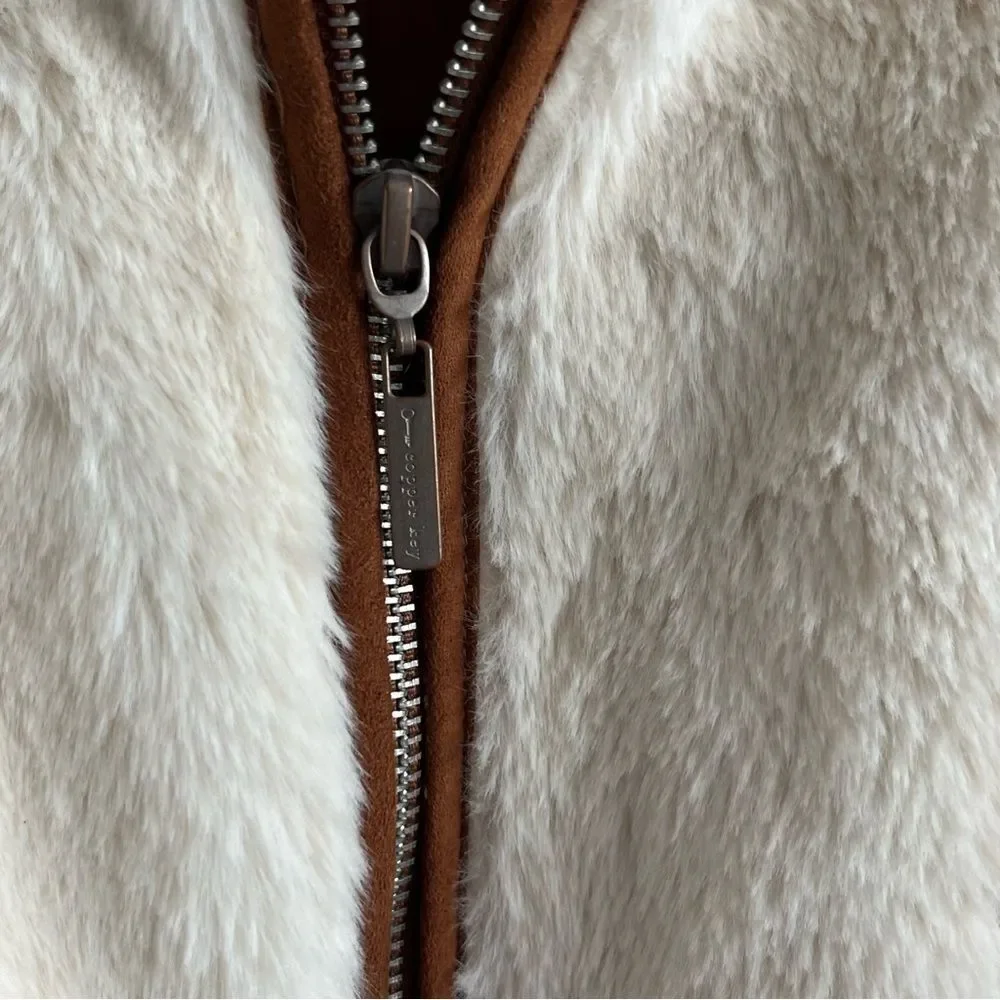 Copper Key Cream Sherpa Jacket